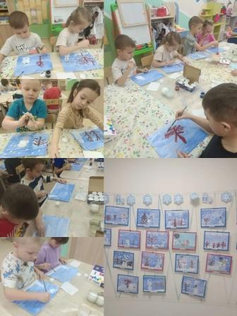 Рисование на тему "У леса на опушке"