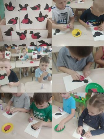 Зимняя аппликация