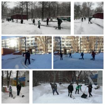 Акция выходного дня по расчистке снега
