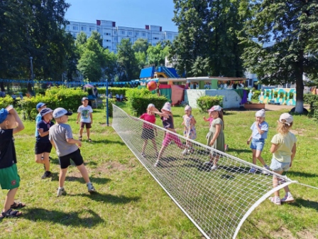 Подвижные игры в летний период